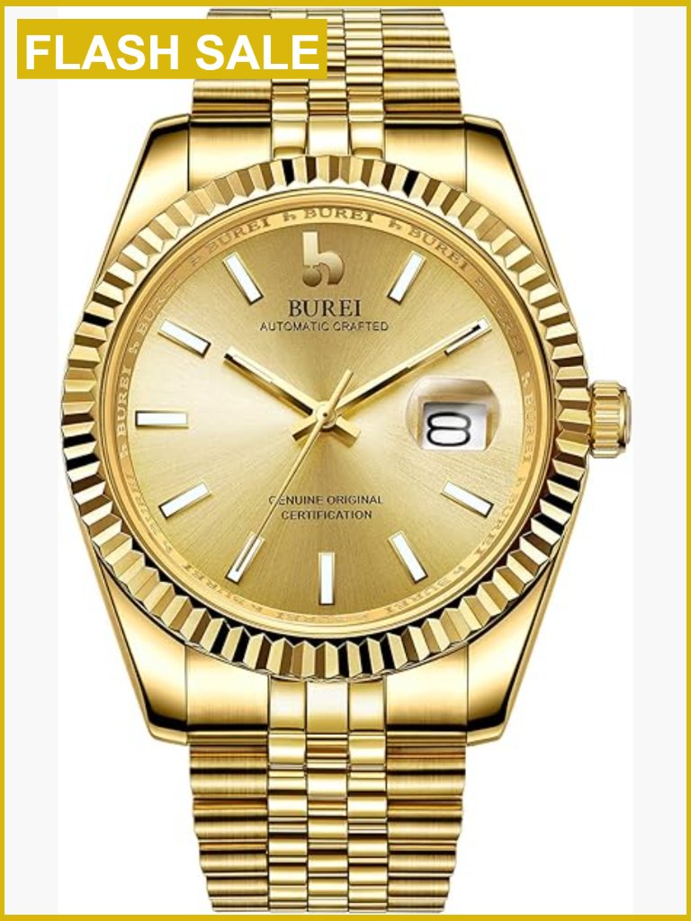 Stainless Steel Automatic Watch Sapphire Crystal Water Resistant 41mm